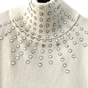 Ontwelfth silver rhinestone turtle neck SZL